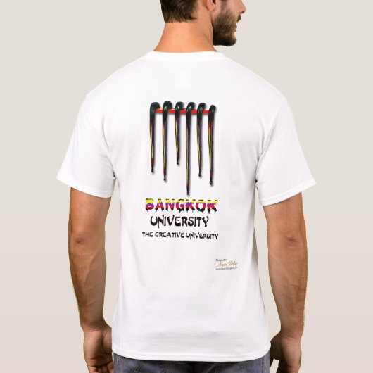 Bangkok University T-shirt (Achterkant)