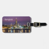 Bangkok Wat Arun Sunset BKK Thailand Souvenir Bagagelabel (Voorkant horizontaal)
