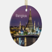 Bangkok Wat Arun Sunset BKK Thailand Souvenir Keramisch Ornament (Rechts)