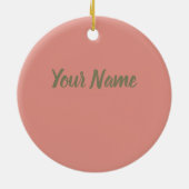 Bangkok Wat Arun Sunset BKK Thailand Souvenir Keramisch Ornament (Achterkant)