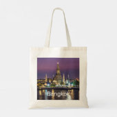 Bangkok Wat Arun Sunset BKK Thailand Souvenir Tote Bag (Achterkant)