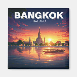 Bangkok Wat Arun Sunset Magneet