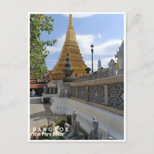 Bangkok, Wat Phra Kaew, Thailand Briefkaart (Voorkant)