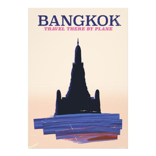 Bangkok Wat Poh Travel poster (Voorkant)