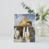 Bangkok, Wat Traimit, Thailand Briefkaart (Staand voorkant)