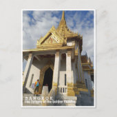 Bangkok, Wat Traimit, Thailand Briefkaart (Voorkant)