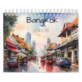 Bangkok waterverf kunst kalender (Hoes)