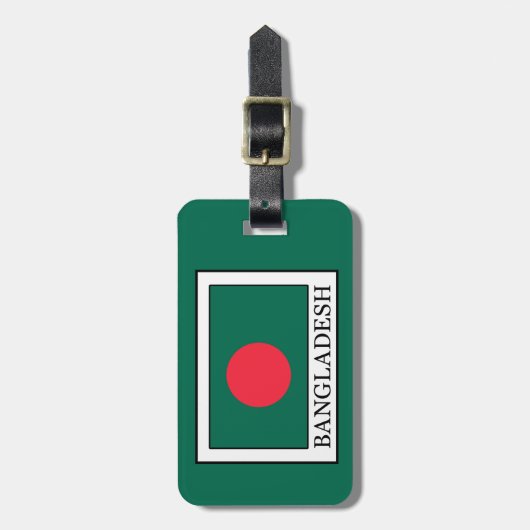 Bangladesh Bagagelabel (Voorkant verticaal)