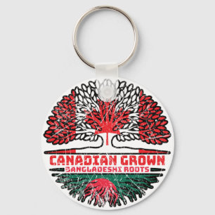 Bangladesh Bangladesh Canadian Canada Tree Roots Sleutelhanger