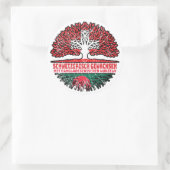 Bangladesh Bangladesh Schweizer Schweiz Baum Ronde Sticker (Tas)