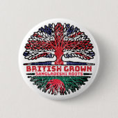 Bangladesh Bangladesh UK Brits Ronde Button 5,7 Cm (Voorkant)