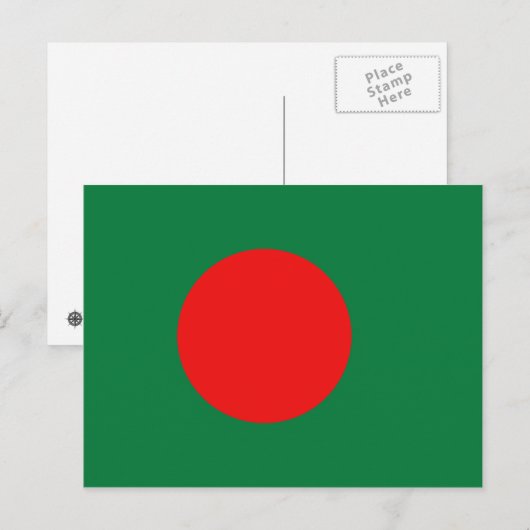 Bangladesh-Briefkaart Briefkaart (Voorkant / Achterkant)