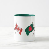Bangladesh & Canada Flag Mug – Cultural Pride Gift Mok (Midden)