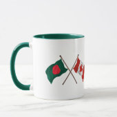 Bangladesh & Canada Flag Mug – Cultural Pride Gift Mok (Links)