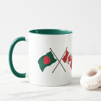 Bangladesh & Canada Flag Mug – Cultural Pride Gift Mok