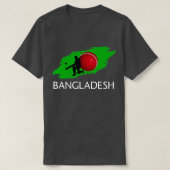 Bangladesh Cricket Jersey Batsman T-shirt (Design voorkant)