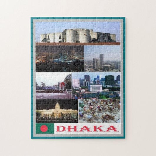 Bangladesh - Dhaka - Legpuzzel (Verticaal)