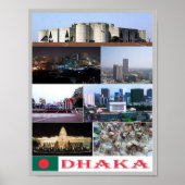 Bangladesh - Dhaka - Poster (Voorkant)