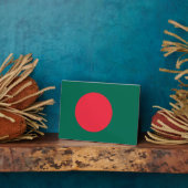 Bangladesh Flag; Bangladesh; Fotoplaat (Zijkant)