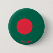 Bangladesh Flag Cute Patriotic Ronde Button 5,7 Cm (Voorkant)