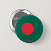 Bangladesh Flag Cute Patriotic Ronde Button 5,7 Cm (Voorkant /achterkant)