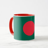 Bangladesh Flag Design – Proud Heritage Gift Mug Mok (Voorkant links)