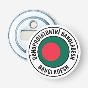 Bangladesh Flag geweldige patriottische bottenopen Button Flesopener