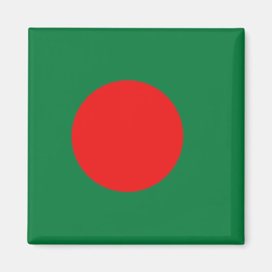 Bangladesh Flag Magnet (Voorkant)
