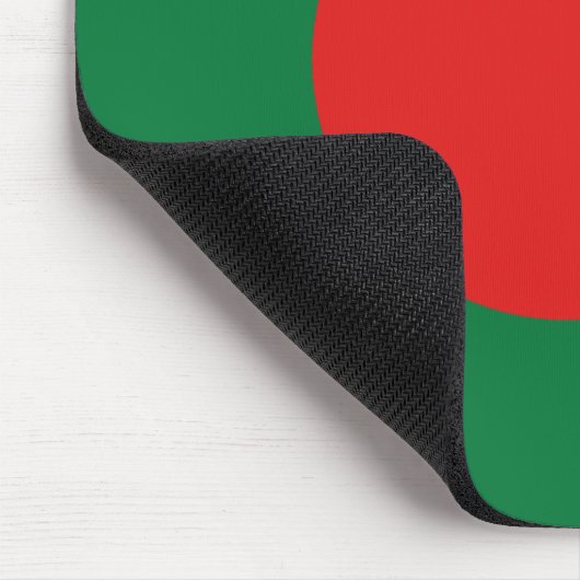 Bangladesh Flag Mousepad Muismat (Hoek)