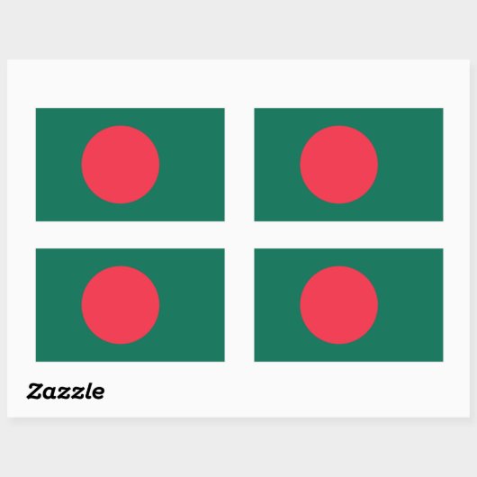 Bangladesh Flag Sticker (Vel)