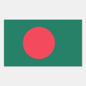 Bangladesh Flag Sticker (Voorkant)