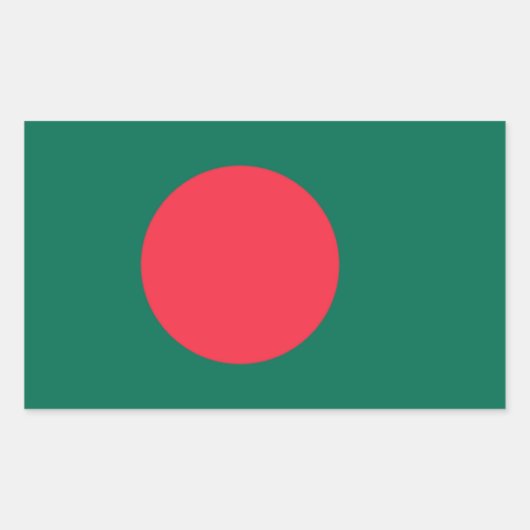 Bangladesh Flag Sticker (Voorkant)