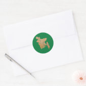 Bangladesh Kaart Sticker (Envelop)