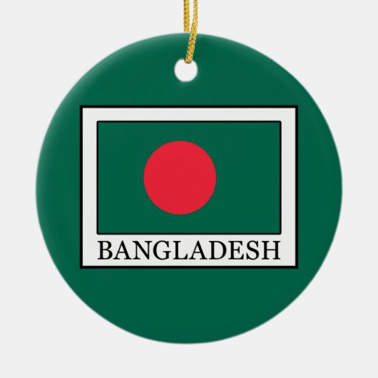 Bangladesh Keramisch Ornament (Voorkant)