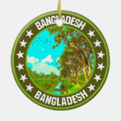 Bangladesh Keramisch Ornament (Achterkant)