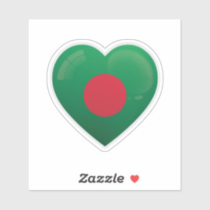 Bangladesh Liefdesicoon Sticker