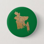 Bangladesh Map Button (Voorkant)