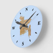 Bangladesh Map Clock Ronde Klok (Hoek)