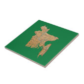 Bangladesh Map Tile Tegeltje (Zijkant)
