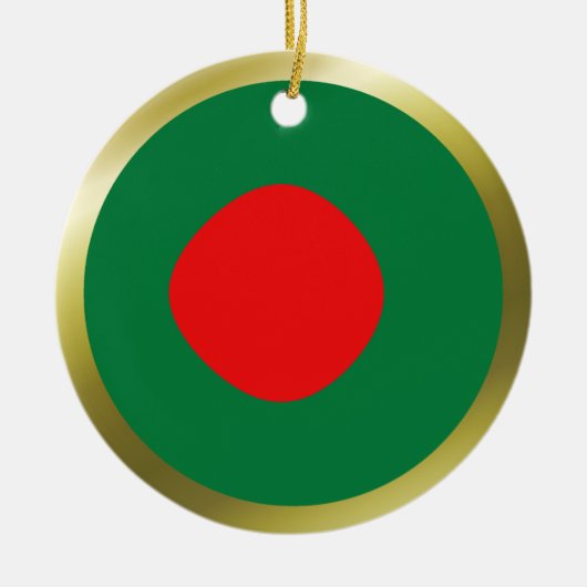Bangladesh-Ornament Keramisch Ornament (Voorkant)