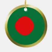 Bangladesh-Ornament Keramisch Ornament (Achterkant)