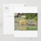 Bangladesh-Reisboot Briefkaart (Voorkant / Achterkant)