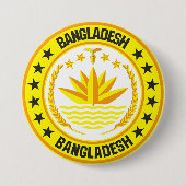 Bangladesh Ronde Button 7,6 Cm (Voorkant)
