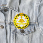 Bangladesh Ronde Button 7,6 Cm (In situ)