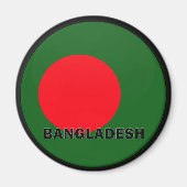 Bangladesh Roundel kwaliteitsvlag Magneet (Voorkant)