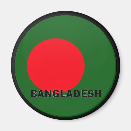Bangladesh Roundel kwaliteitsvlag Magneet (Voorkant)