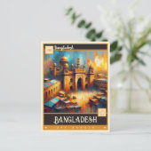Bangladesh |  schilderij briefkaart (Staand voorkant)