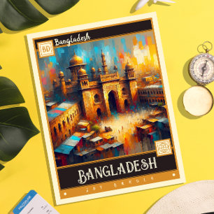 Bangladesh    schilderij briefkaart