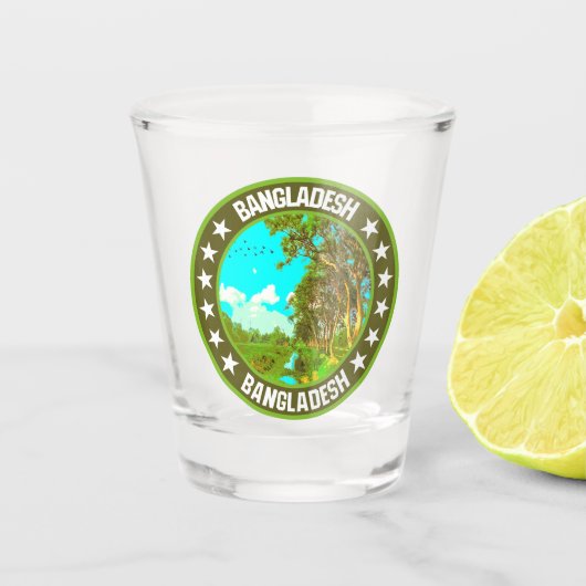 Bangladesh Shot Glas (Voorkant)