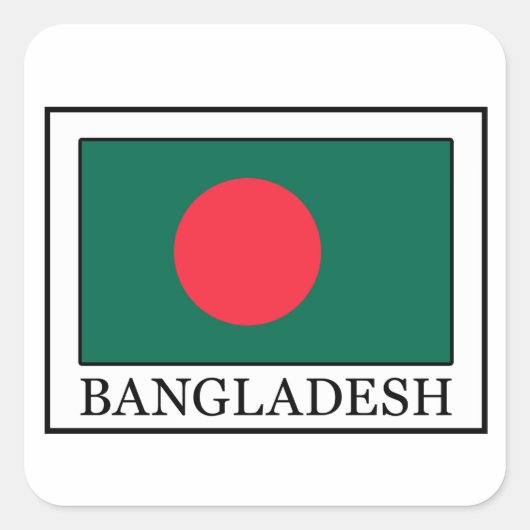 Bangladesh sticker (Voorkant)